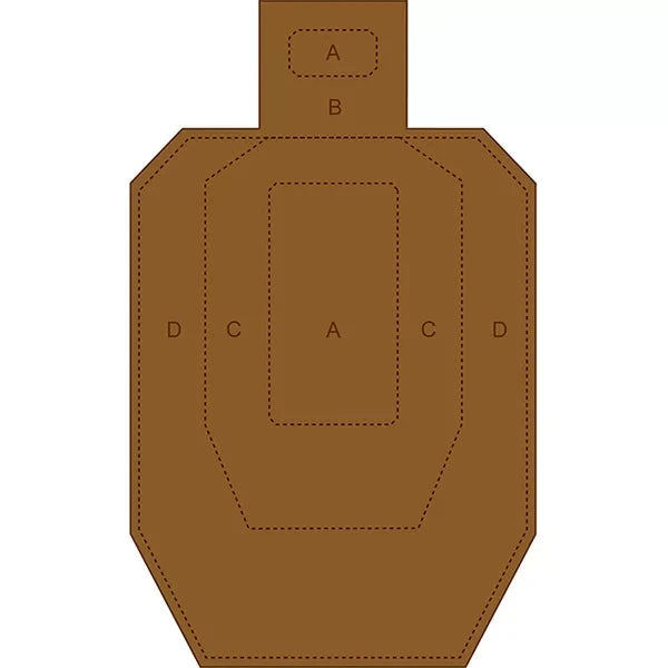 Cibles Torso Target - Pack 100pcs Eemann Tech