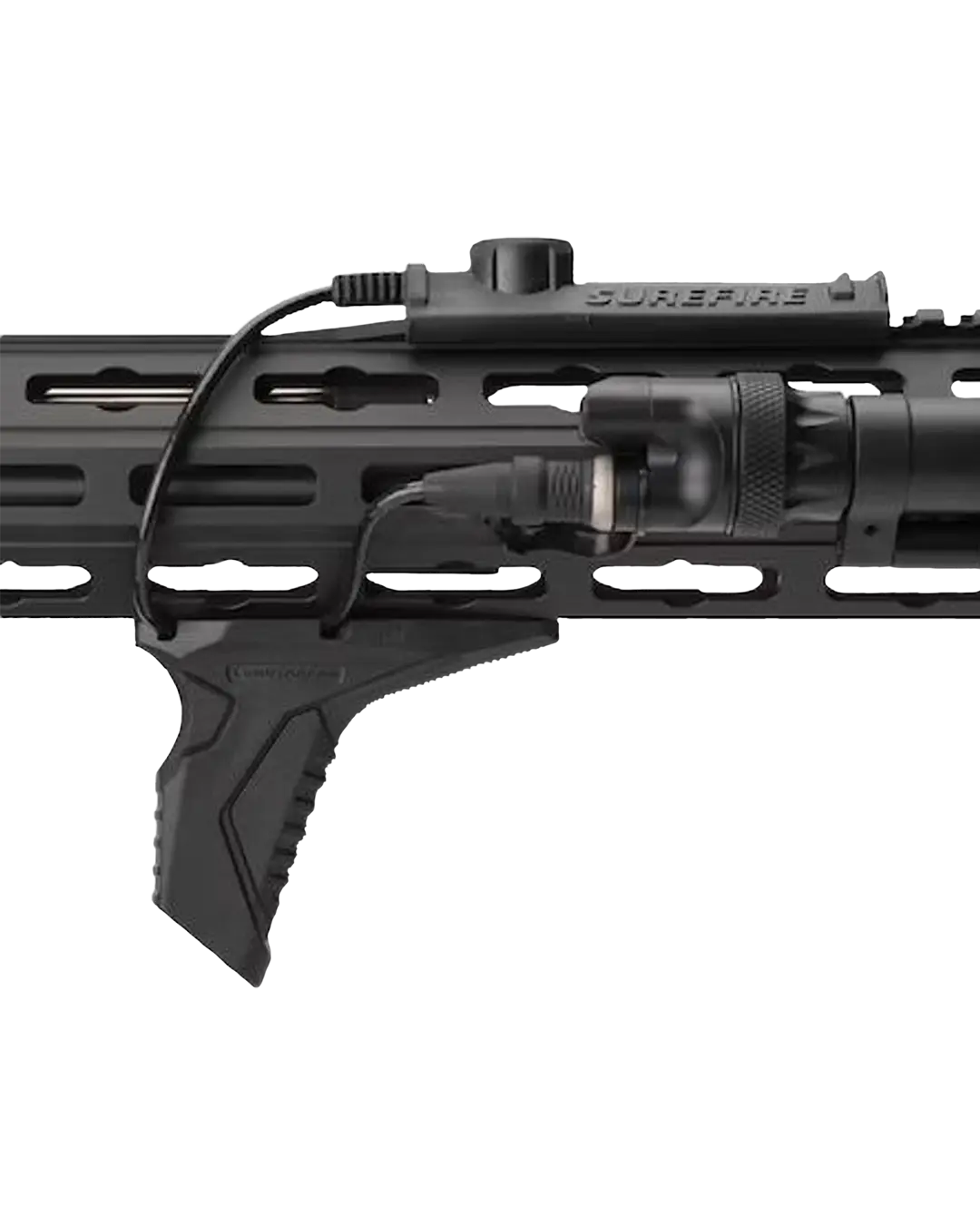 MLOK LINK Angled HandStop avec Cable Management System Khimaira Strategy Tactics