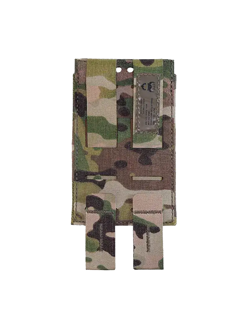 SINGLE FLAT M4 POUCH GINGER'S TACTICAL GEAR