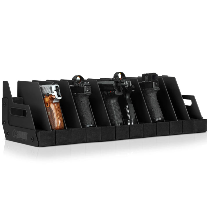 12-SLOT PISTOL RACK SAVIOR EQUIPEMENT