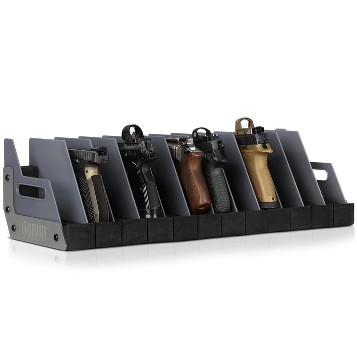 12-SLOT PISTOL RACK SAVIOR EQUIPEMENT