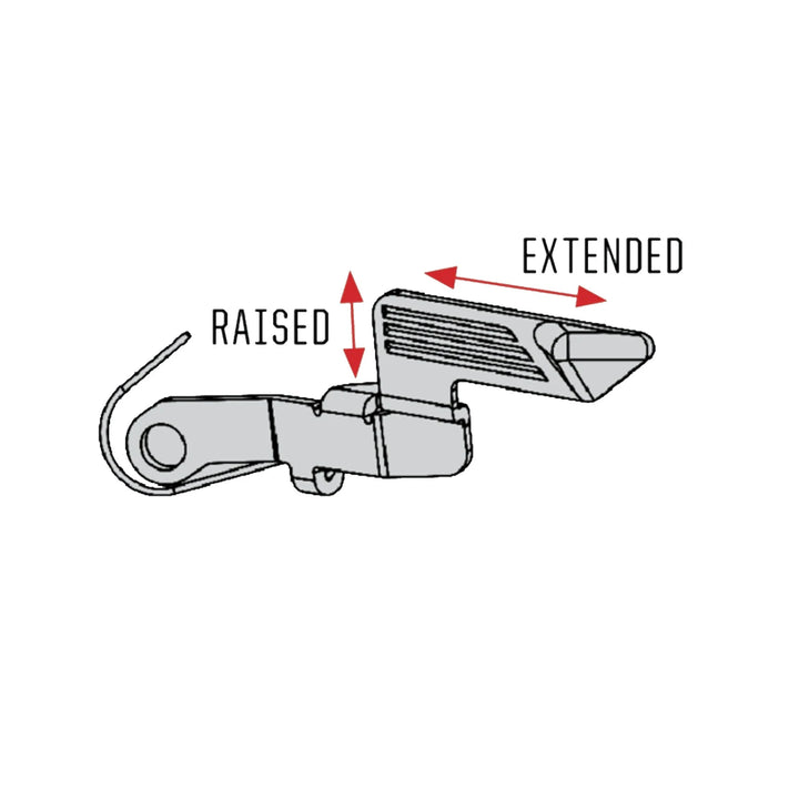 Arrêtoir de culasse rallongé et surélevé GLOCK GEN 3/4 Kagwerks