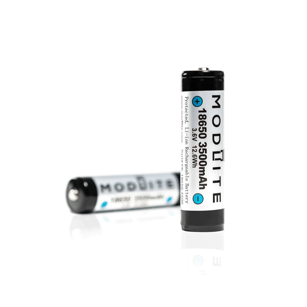 Batteries 18650 3.6V 3500mAh Rechargeables (Pack de 2) Modlite