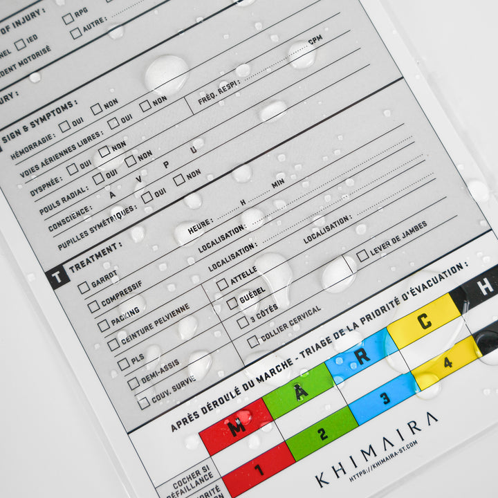 Fiche médicale de transmissions Khimaira Strategy Tactics