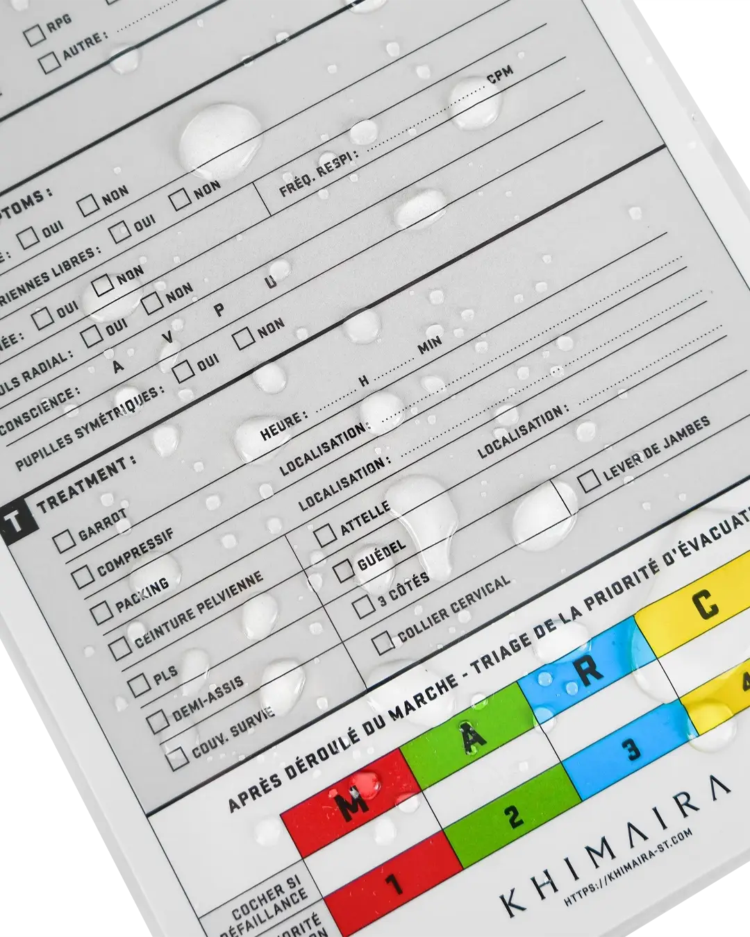 Fiche médicale de transmissions Khimaira Strategy Tactics