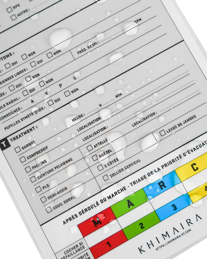 Fiche médicale de transmissions Khimaira Strategy Tactics