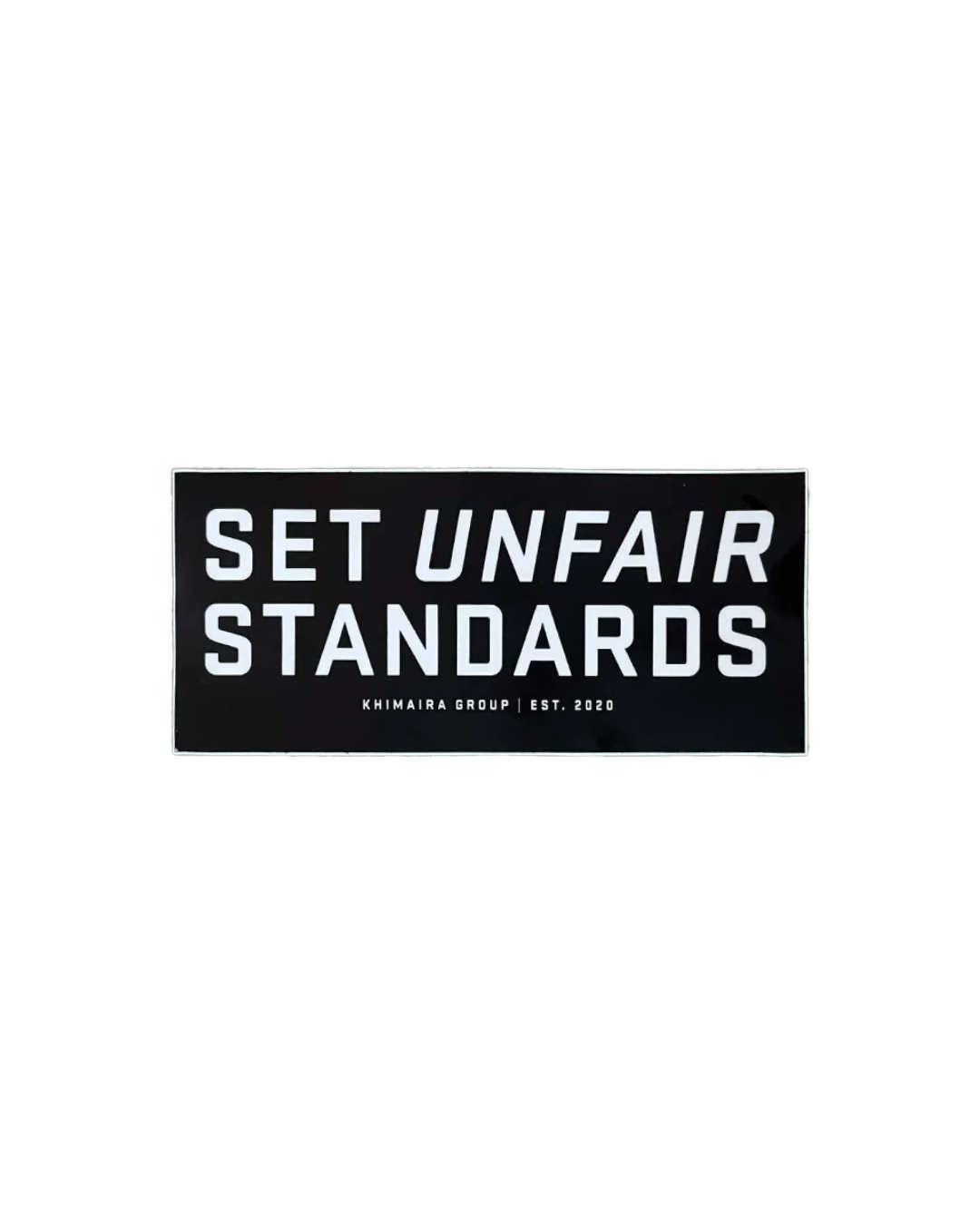 Sticker Set Unfair Standards