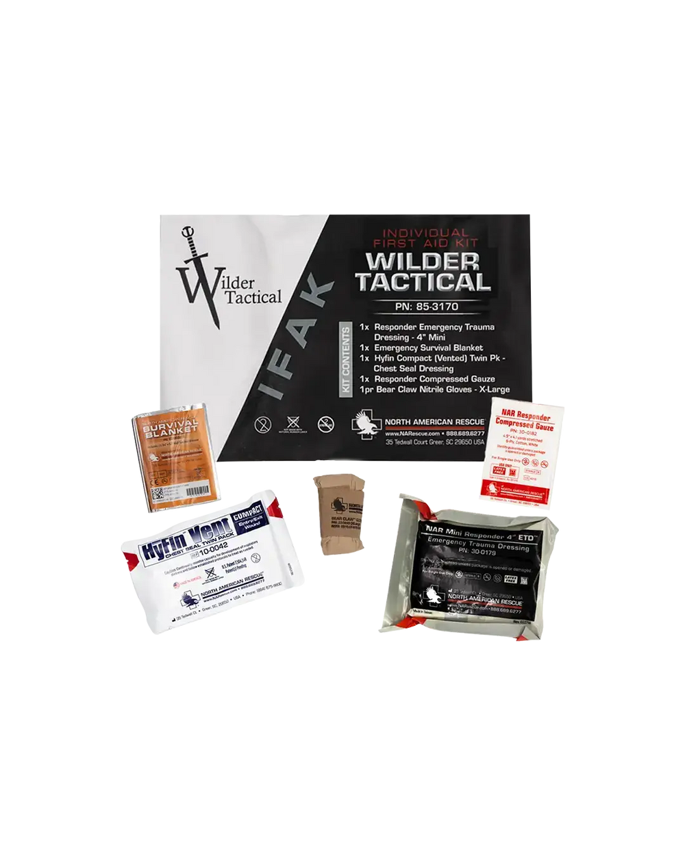 KIT complet Med Pouch 2.0 Wilder Tactical