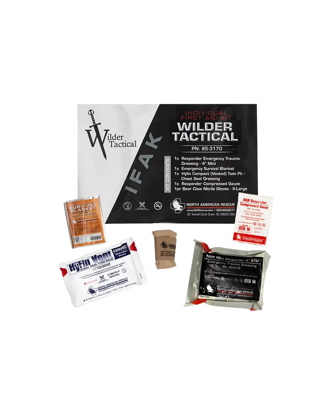 KIT complet Med Pouch 2.0 Wilder Tactical