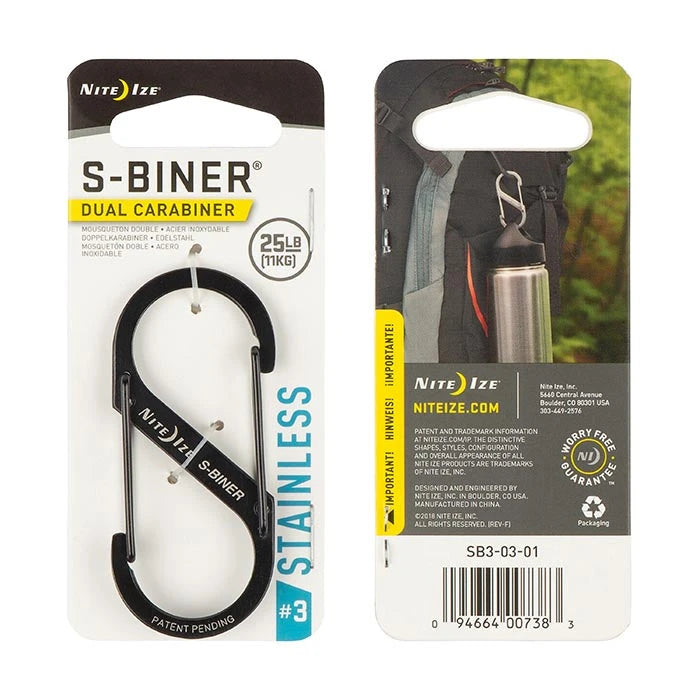 S-Biner® Stainless Steel Dual Carabiner Niteize