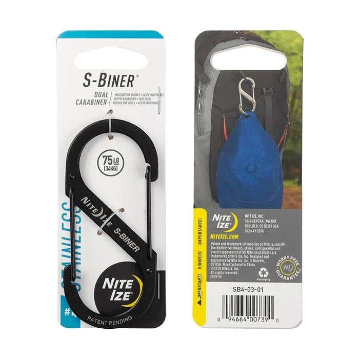 S-Biner® Stainless Steel Dual Carabiner Niteize