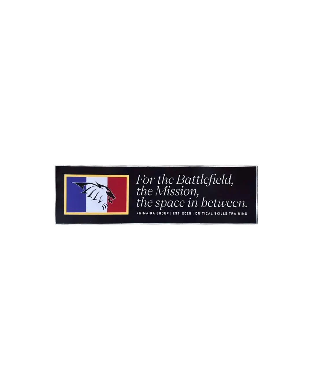 Sticker For the Battlefield Khimaira Strategy Tactics