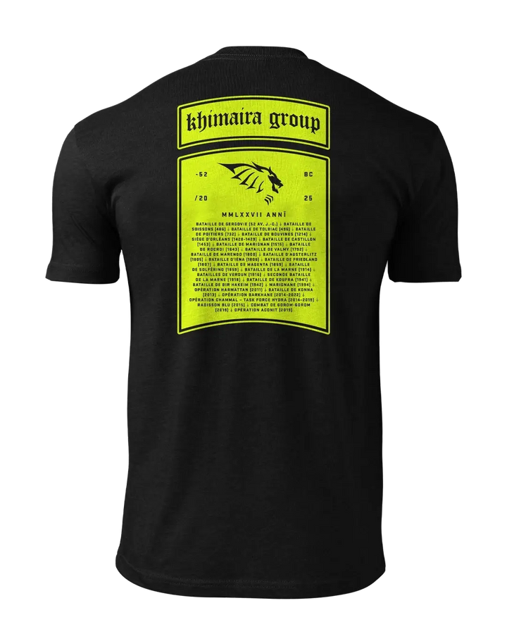 T-shirt édition limitée 14 juillet 2025 - INSIGNIA Khimaira Strategy Tactics