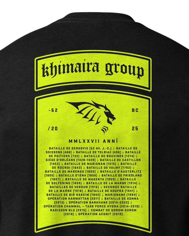 T-shirt édition limitée 14 juillet 2025 - INSIGNIA Khimaira Strategy Tactics