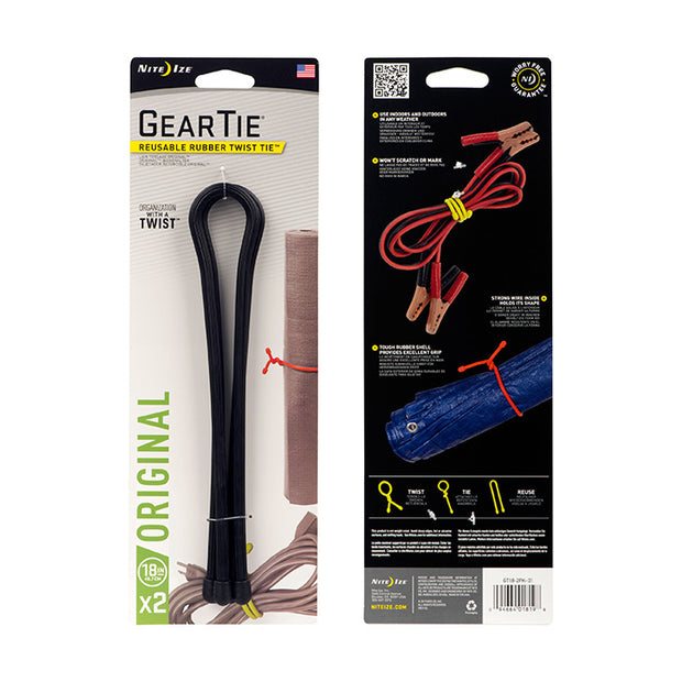 Gear Tie® Reusable Rubber Twist Tie™