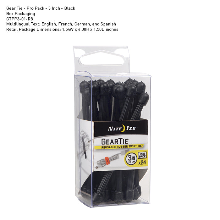 Gear Tie® Reusable Rubber Twist Tie™ Niteize