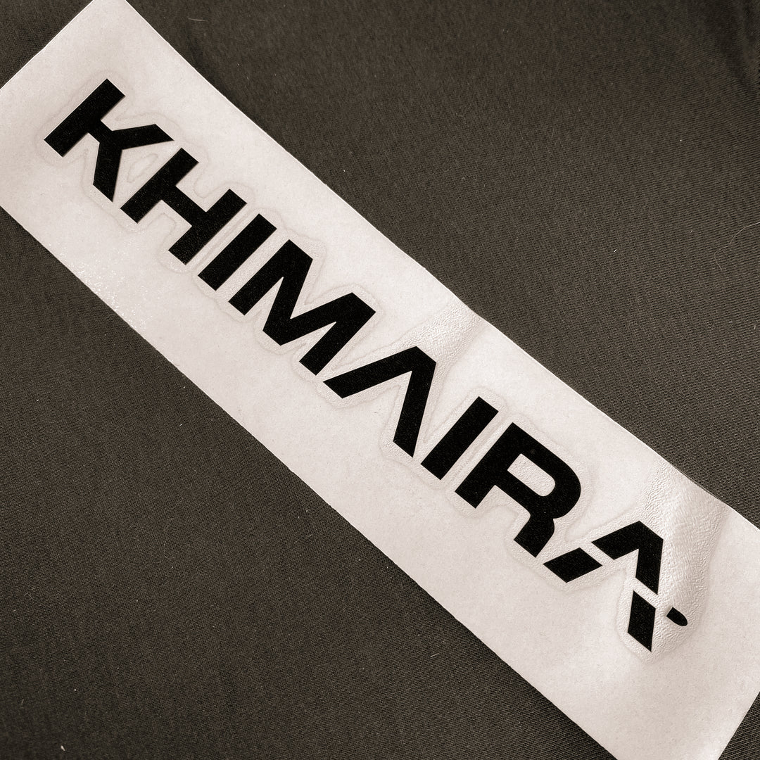 Sticker Transfert KHIMAIRA Noir Mat Khimaira Strategy Tactics