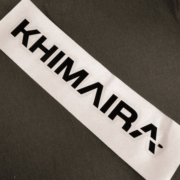 Matte Black KHIMAIRA Transfer Sticker