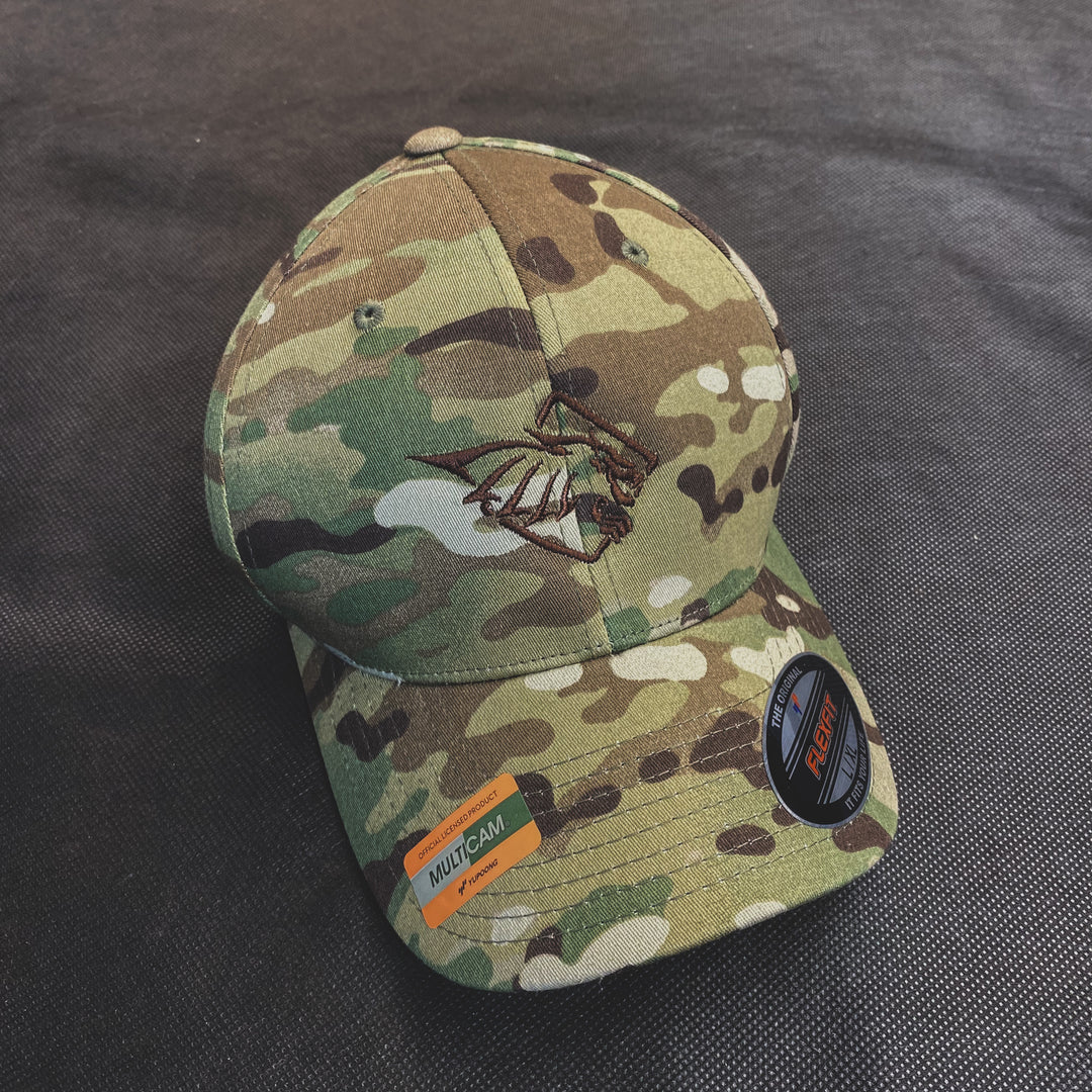 Casquette Flexfit Multicam Brodé Khimaira Strategy Tactics